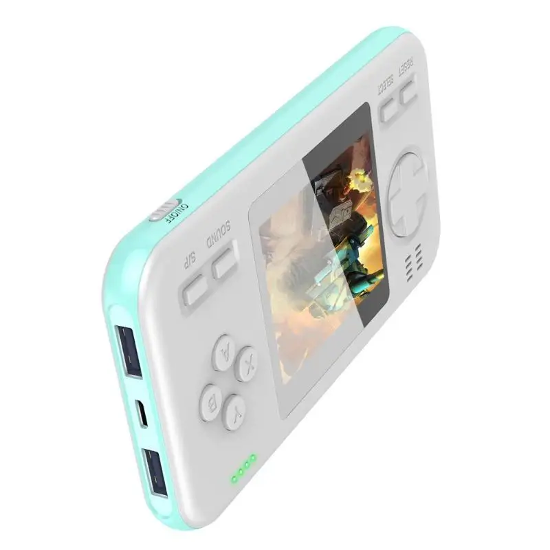 Портативная игровая консоль ретро-плеер 416 Классическая игра w/8000 mAh power Bank