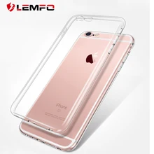 For iPhone 6 Plus Case Transparent Silicone Clear Cover For Apple iPhone6 iPhone 7 7 8 plus Soft Silica Gel TPU Phone Case