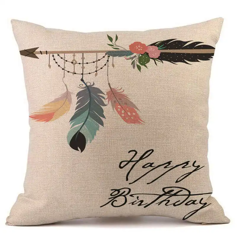 Cute Cartoon Cushion Cover Throw Pillow Case Animal Printed Cushion Case Pillow Cover For Car Sofa Decoration #3o10#f (9)