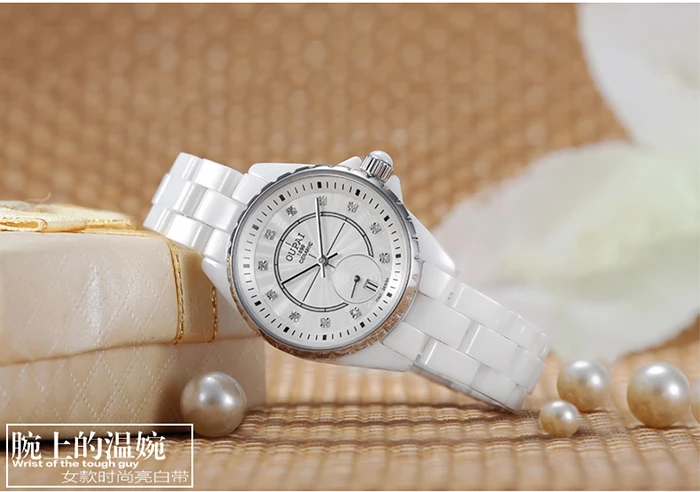 Модные брендовые женские керамические часы высокого качества ЖЕНСКИЕ НАРЯДНЫЕ часы женские водонепроницаемые кварцевые часы наручные часы
