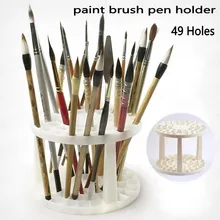 Держатель для ручек с 49 отверстиями, подставка для дисплея, подставка, держатель для рисования, кисточка для рисования, школьные принадлежности