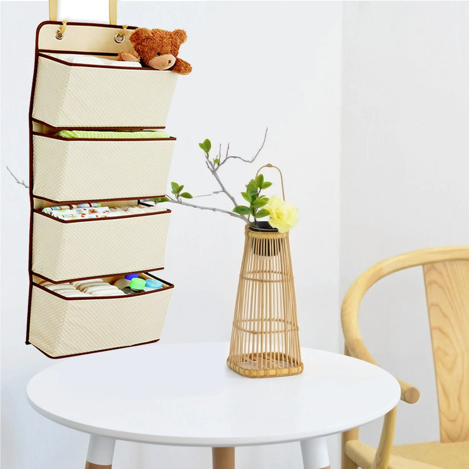 Simple Houseware 4 Pocket Hanging Wall Closet Storage Bag Organizer Over Door Cloth Toy Organizer Bag Pouch Hanger Simple Houseware 4 Pocket Hanging Wall Closet Storage Bag Organizer Over Door Cloth Toy Organizer Bag Pouch Hanger