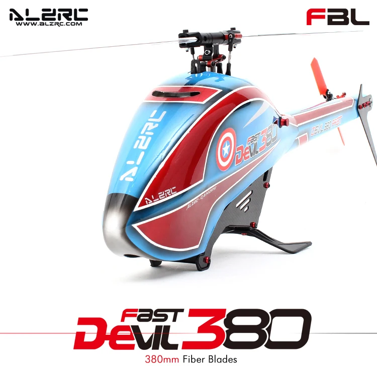 ALZRC - Devil 380 FAST FBL KIT/Black/2016- Empty Machine/Standard Combo/Super Combo RC Helicopter drone