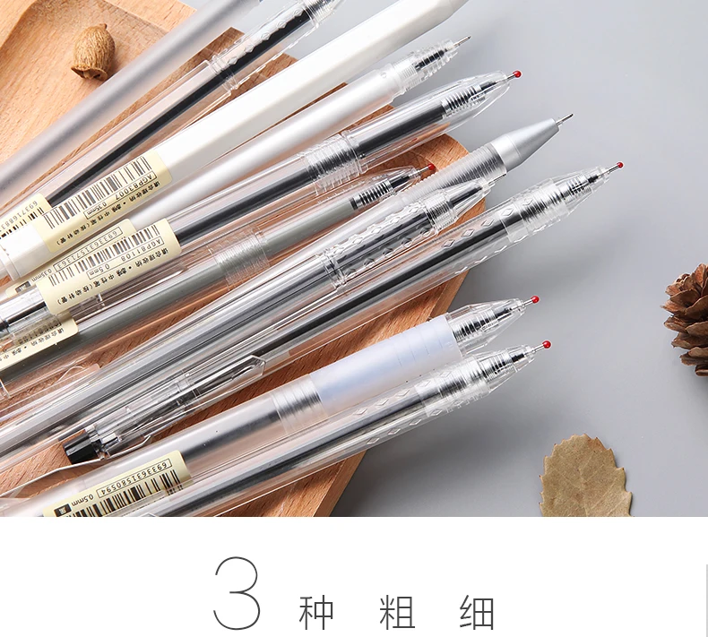 10/20 шт M& G MUJI стильная гелевая ручка с ароматом серии 0,5/0,35 мм гелевая ручка простая матовая черная ручка для пресса коробка для ручек