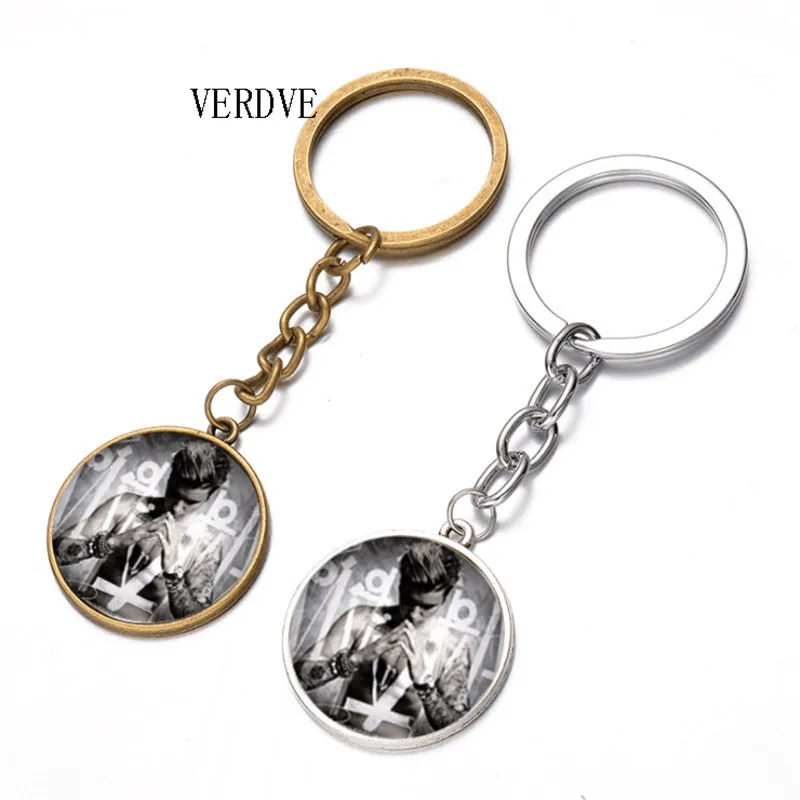2 color fashion charm keychain crystal keychain photo charm jewelry wholesalein Key Chains from