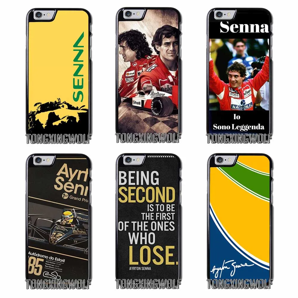 

Ayrton Senna Racing Logo Cover Case For iPhone 4S 5S SE 6S 7 8 9 Plus XR XS Max Samsung Note S4 S5 S6 S7 S8 S9 Edge Mini