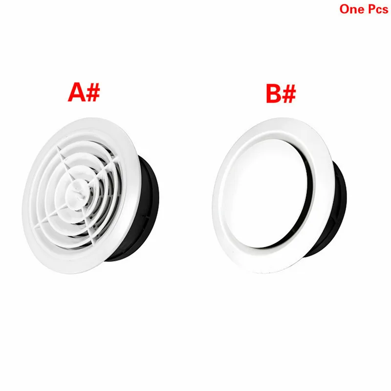 Us 5 48 Abs Ventilation Grille Air Vent Round Air Grille Air Duct Vent Covers Louver Vent 75 100 150 200mm Ceiling Wall Mount Round In Pipe Fittings