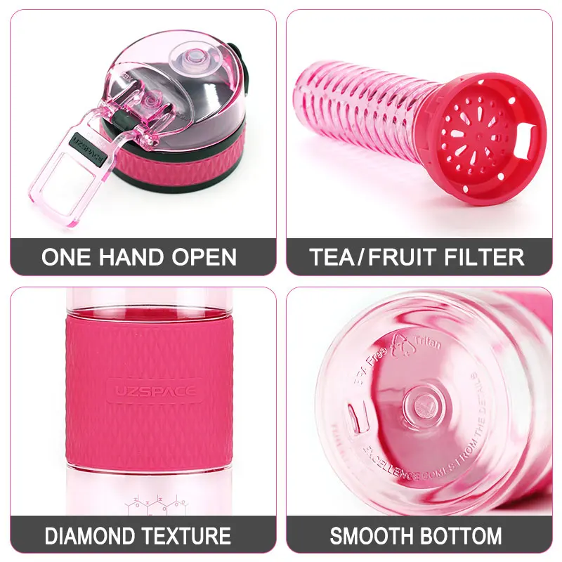Портативная Спортивная бутылка для воды 350 мл/500 мл герметичный креативный шейкер