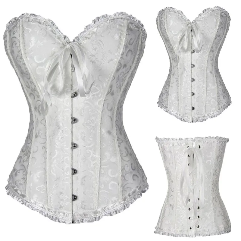 

S-5XL Sexy Ladies Corsets Push-up Body Shapers Slimming Shealth Women Shapewear Set Soft Top+Briefs 2 Pcs Set