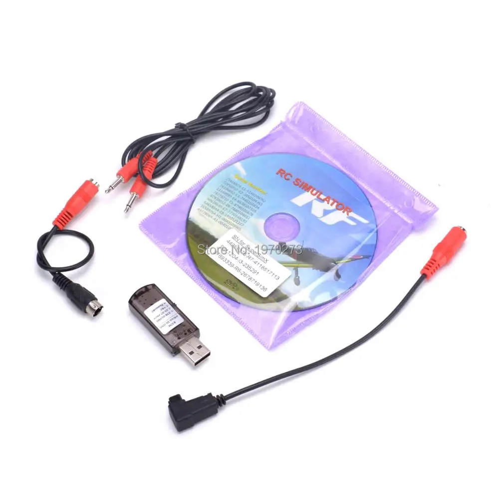 Flysky FS i6 I6 2 4G 6ch RC передатчик w/ iA6 приемник с USB кабелем симулятора полета 22 в 1 для