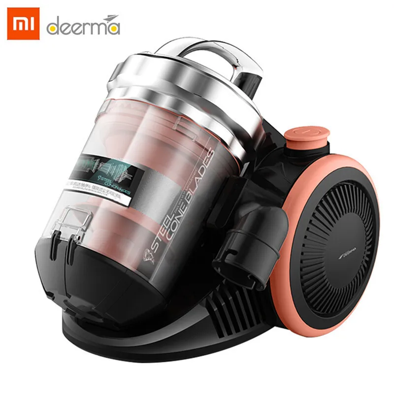 Xiaomi Deerma 208E 1200 Вт бытовой стальной сетчатый циклонный пылесос 3л пылесборник