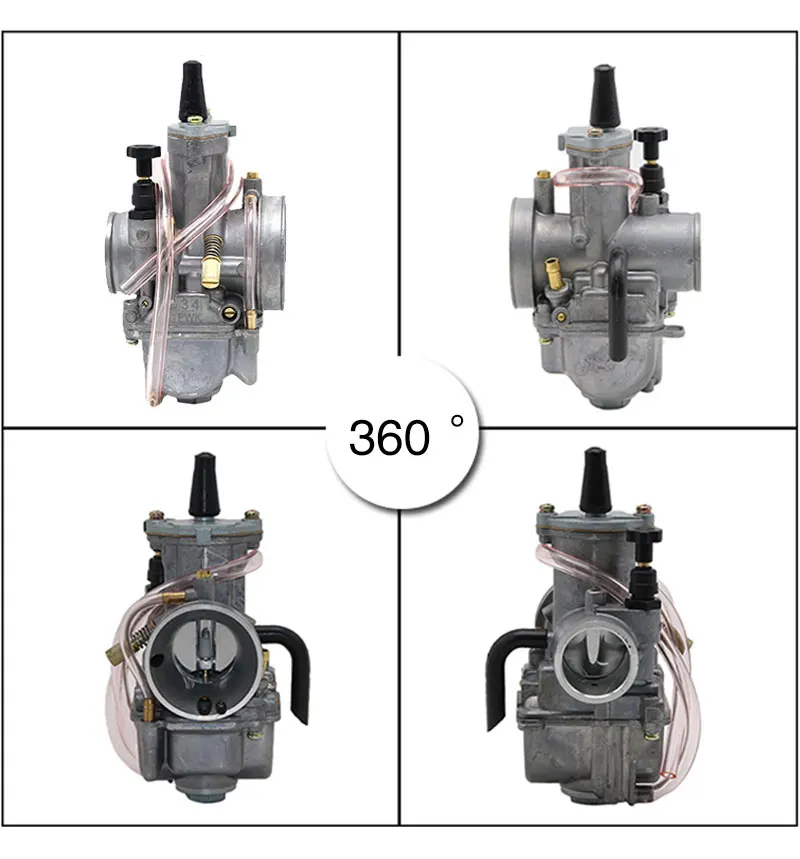 ZSDTRP универсальный мотоцикл 2 т/4 т ZSDTRP PWK карбюратор 24 26 28 30 32 34 мм с power Jet Fit гоночный Скутер ATV UTV