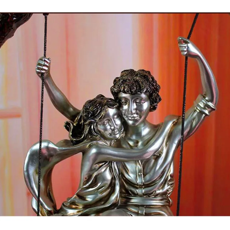  Lovers Trapeze Full-Length Portrait Sculpture Creative Craftwork Bedroom Decoration Valentine's Day - 32955063945