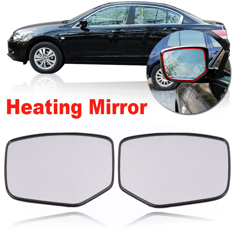 CAPQX 2PCS With Heated Rear View Side Mirror Glass Lens 76253 TB0 H01