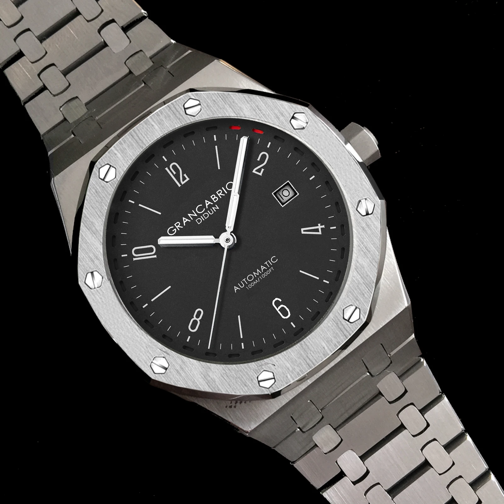 DIDUN ووتش الرجال أعلى العلامة التجارية الفاخرة التلقائي الميكانيكية ووتش العسكرية الأعمال الذكور ساعة اليد للماء 30 m النورس ساعة اليد DIDUN ووتش الرجال أعلى العلامة التجارية الفاخرة التلقائي الميكانيكية ووتش العسكرية الأعمال الذكور ساعة اليد للماء 30 m النورس ساعة اليد