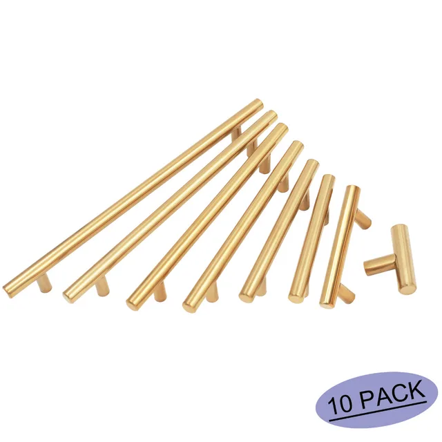 Messing poliert Kabinett Zieht Lochabstand 2,5 zoll ~ 10 zoll Kitchen