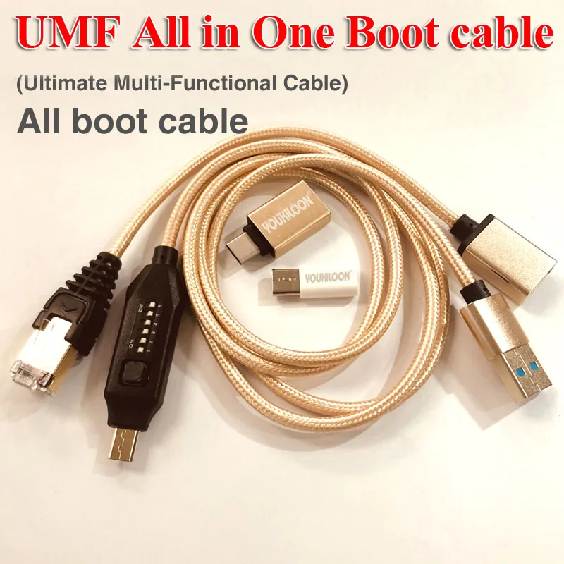 Multi Function Boot Cable Umf all in one Cable for edl dfc for 9800 model For qualcomm/mtk/spd boot lg 56k/910k