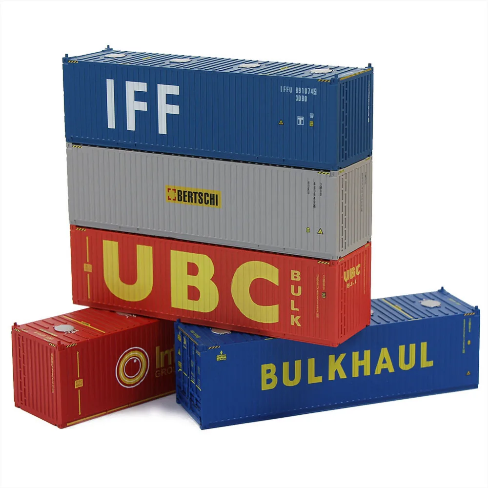 

30ft Containers 1:87 HO Scale Shipping Container Freight Car Model Trains Lot C8736 Railway Modeling