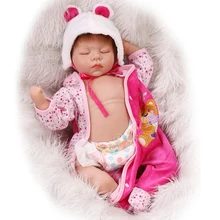 22 дюйма силиконовые новые куклы Reborn Baby реалистичный сон девочка Реалистичная кукла-младенец детские игрушки