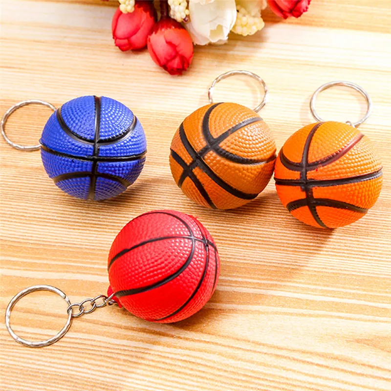 

basketball keychain key chain ring small gift Basketball cell key accessories