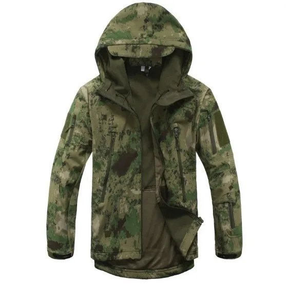 TAD gear тактическая уличная походная флисовая камуфляжная куртка мужская армейская спортивная водонепроницаемая охотничья одежда военные куртки - Цвет: JD