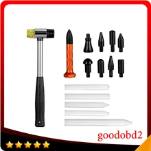 Автомобильный PDR инструмент сбивающий набор инструмент для удаления вмятин+ PDR резиновый молоток для ремонта автомобиля вмятины на кузове автомобиля инструмент для удаления рук