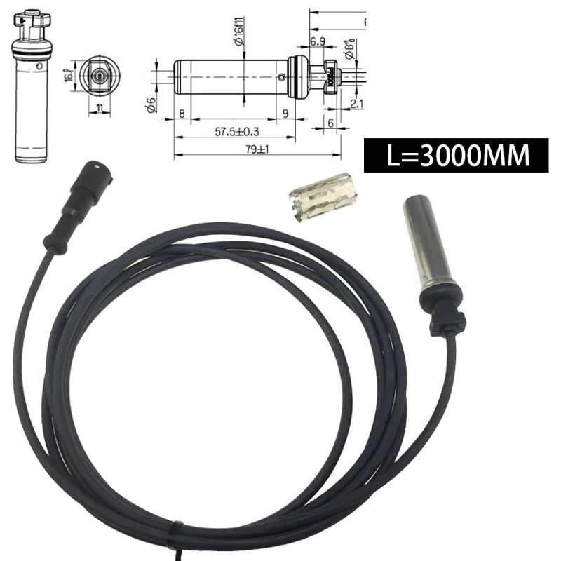 ABS Sensor Wheel Speed Sensor L=3000mm For MERCEDES BENZ MB ACTROS ACTROS ATEGO AXOR 4410359262