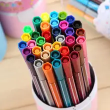 1 комплект милые 36 цветов моющиеся фломастеры маркер живопись Рисование ручка дети популярные художественные принадлежности