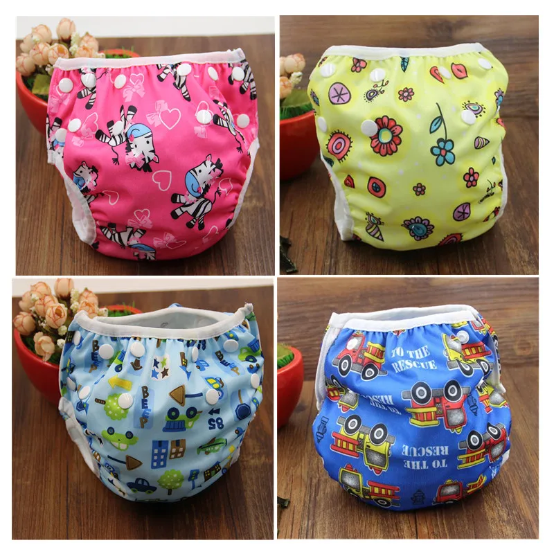 Baby Swim Diapers One Size Adjustable Washable Nappies Pool Pant Swim