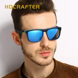 Бренд солнцезащитных очков Для мужчин поляризованные Cool Горячее предложение солнцезащитные очки Винтаж квадратный Мужской очки