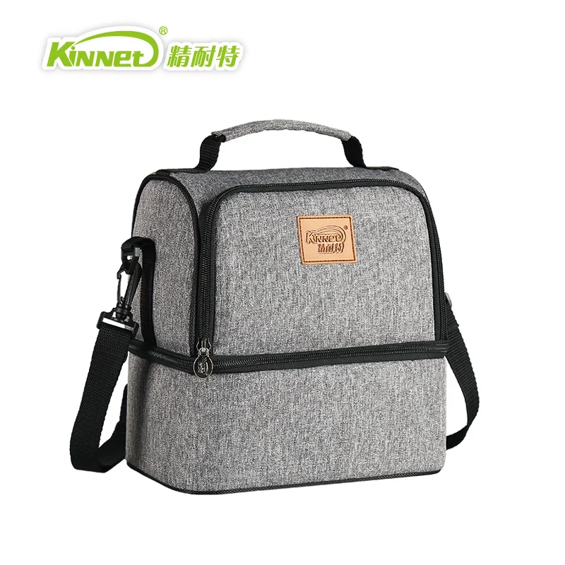 Thermal bag breast milk package Double Layers Insulated Cooler Bag Red Oxford Shoulder