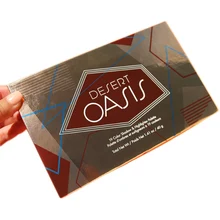 2018 Cosméticos Oásis No Deserto Matte Shimmer Da Paleta Da Sombra Brilho Maquiagem Nude Sombra Paleta Paleta De Sombra