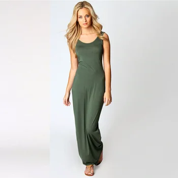 

Vest long Dress Women 2019 Summer New Fashion Basic Back Split Dress Elegant sexy Sleeveless Vest Tanks Slim Strap Party Dresses