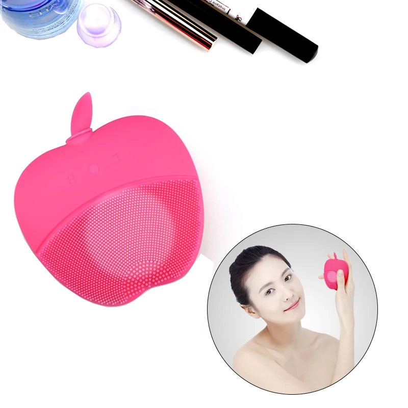 4 IN 1 Face massager electric Massager with facial cleansing +warm