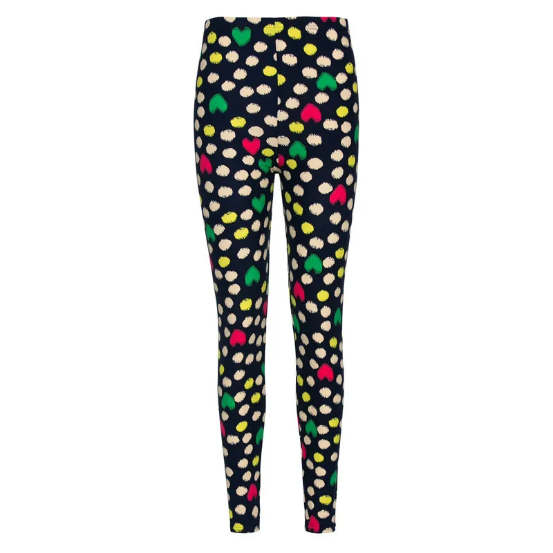 Женские эластичные леггинсы с цветочным принтом до щиколотки|pants leggins|brand legginsfashion