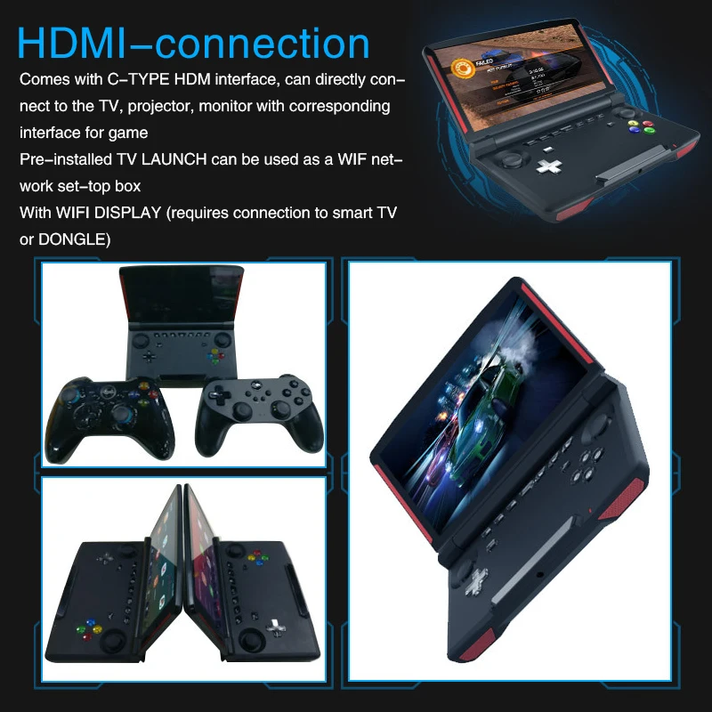 НОВЕЙШАЯ портативная игровая консоль X18 Andriod 5,5 дюймовый сенсорный экран MTK8163 четырехъядерный 2G ram 16G rom видео Портативный игровой плеер