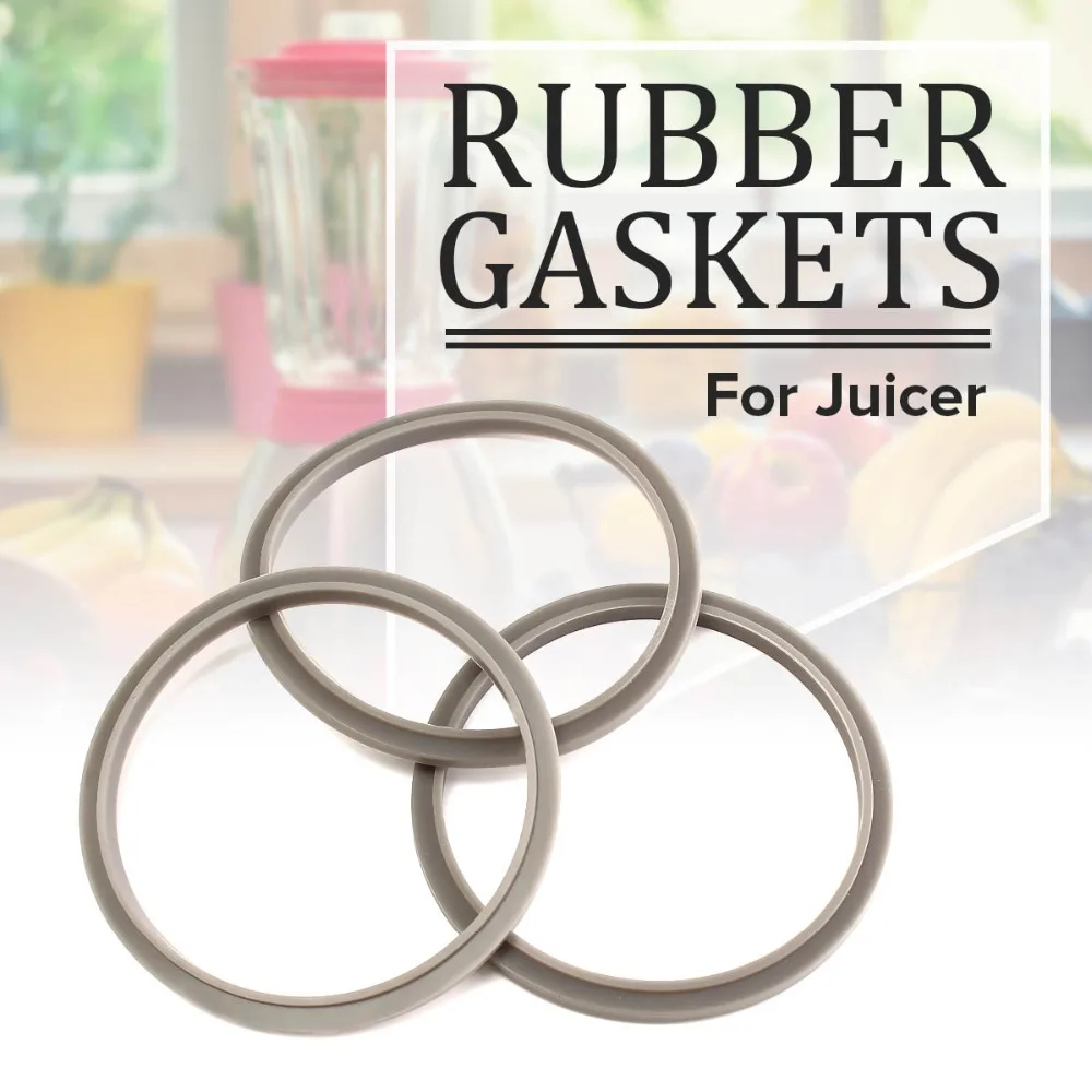 Прочное качество 3 шт. серые резиновые прокладки для Nutribullet Blender соковыжималка