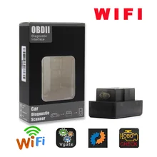 

Mini Elm327 Wifi OBD2 OBDII Adapter ELM 327 OBD 2 Auto Code Scanner For IOS android ELM-327 Wi-Fi Car Diagnostic-Tool
