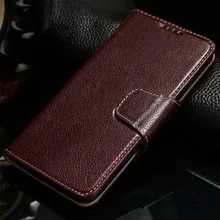Genuine Leather Wallet Cases For Samsung Galaxy S6 G9200 Luxury Business Style Flip Cover For Galaxy S6 Case with Card Slots