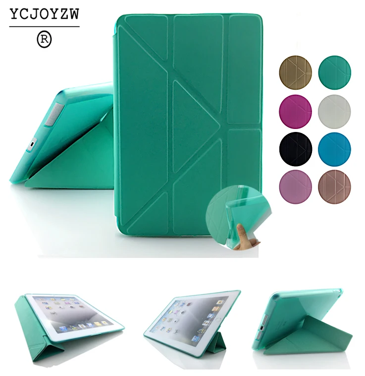 Чехол для Apple iPad mini 1 мини 2 mini 3, YCJOYZW-Ультра тонкий дизайнер Tablet искусственная кожа ТПУ Смарт сна wake up Чехол