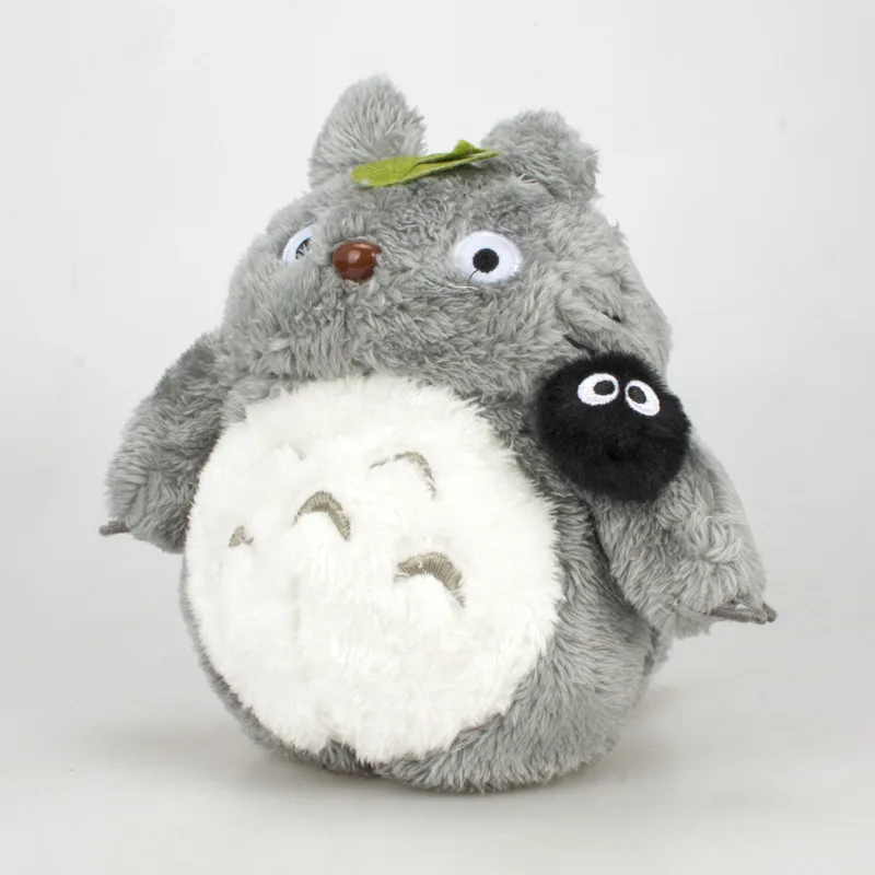 My Neighbor Totoro Plush Toy Kawaii Anime Lotus Leaf Totoro Coal Black Briquettes Dolls 5pcslot 17cm  (2)