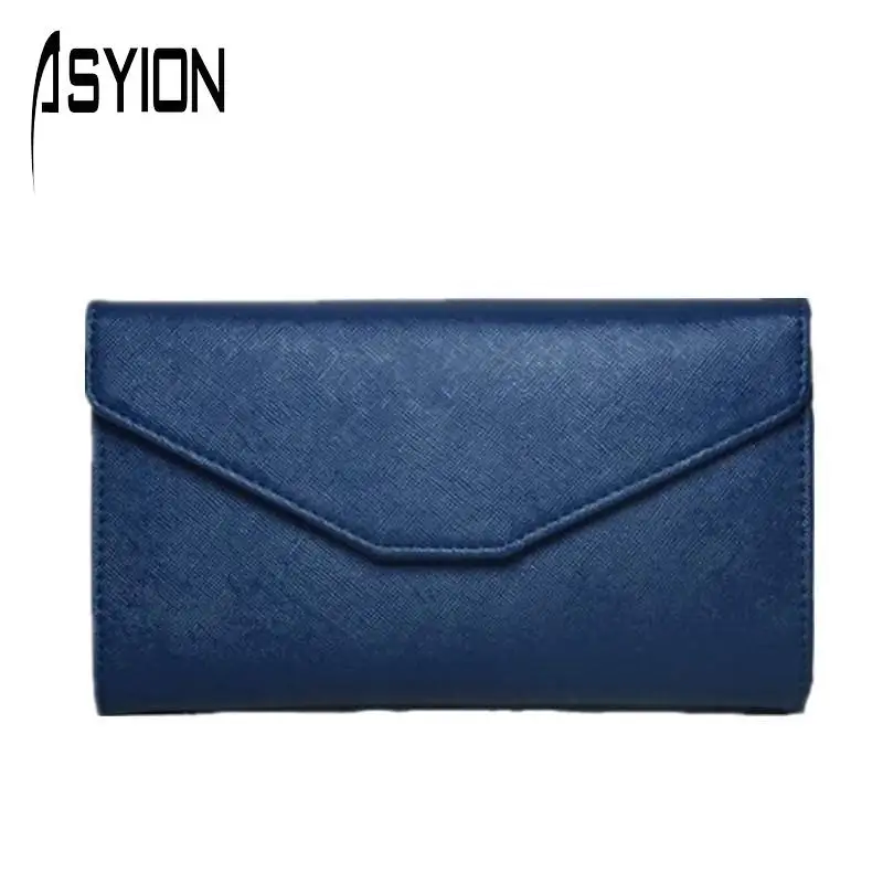  ASYION 2016 New Leather Wallet Women's Purse Organizer Wallets Phone Clutch Coin Purses Postcard Holder Carteira Feminina DB5065 