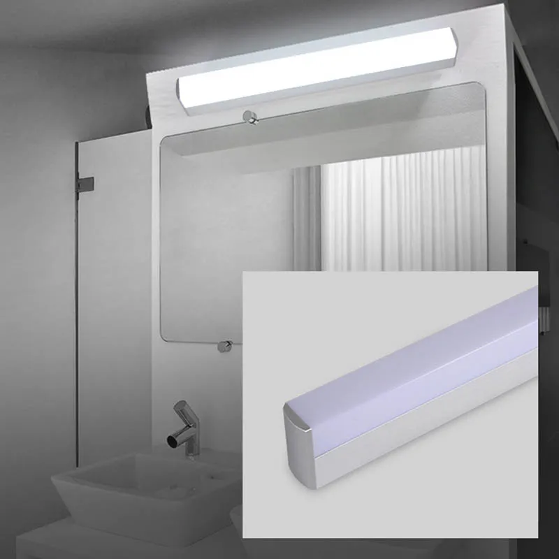 

1 Pcs Super Bright LED Light Bathroom Acrylic Mirror Front Picture Wall Lamp AI88