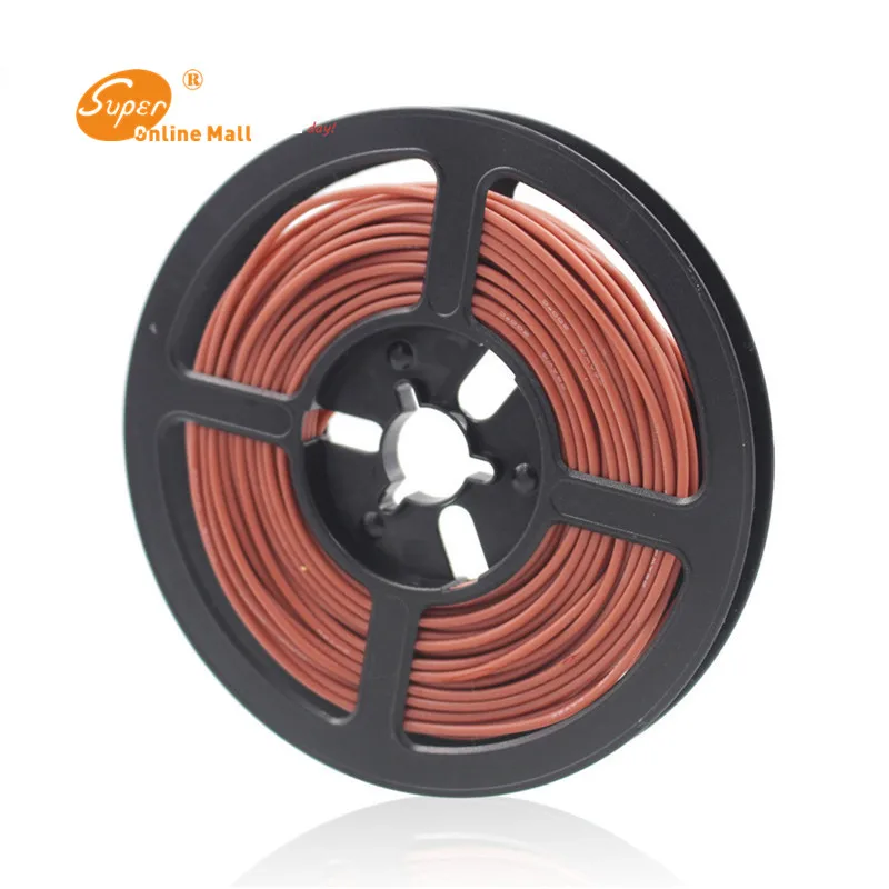 50 м/лот 164ft 28AWG гибкий силиконовый кабель провода RC кабель медный провод мягкие электрические провода кабель для DIY промышленности - Цвет: brown