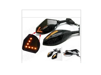 

Motorcycle LED Turn Signal Mirrors For Honda CBR600RR CBR1000RR CBR900RR CBR954RR CB600F Hornet CB1300 CBR125R