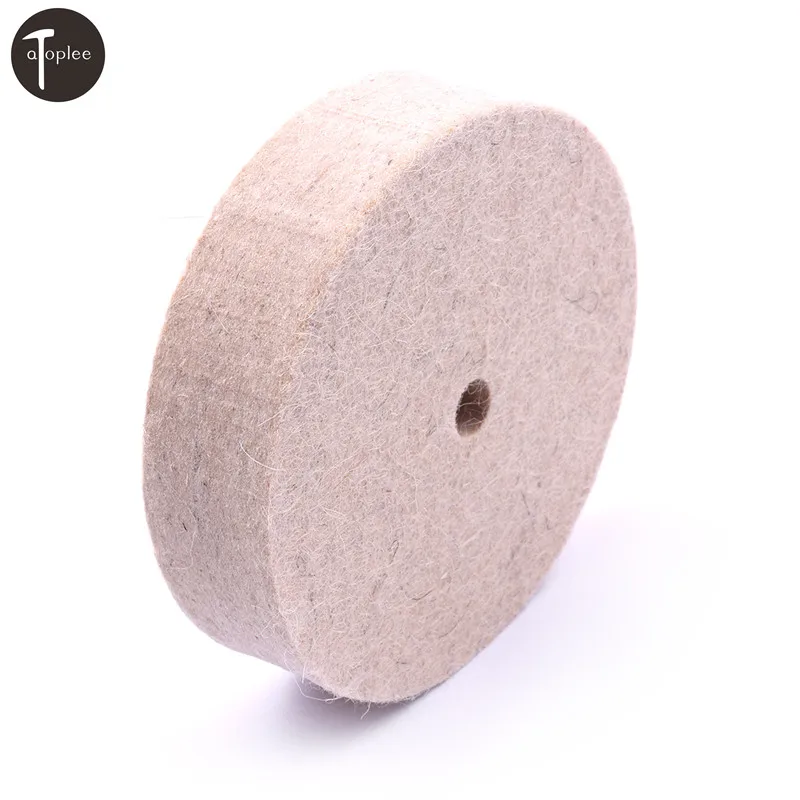 

Atoplee 1PC 100mm Wool Polishing Pad Wheels for Jewelry Dremel Rotary Tools Polishing Disc Free Shipping