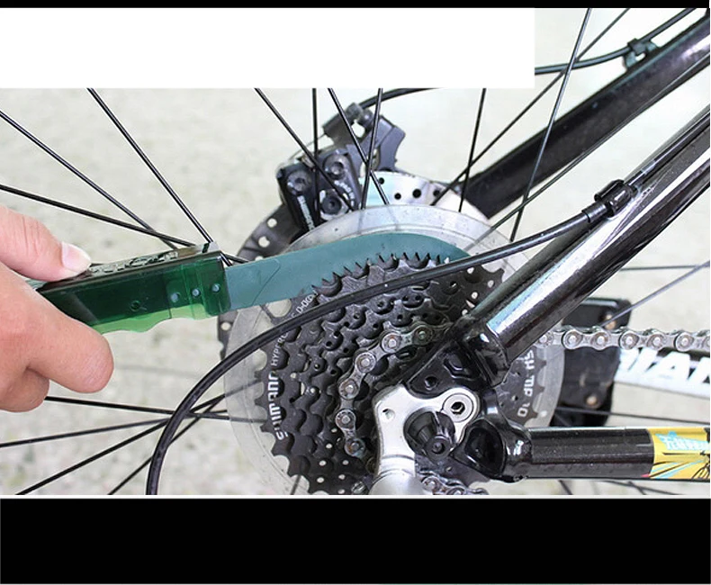 Cheap Bike Bicycle Chain Cleaner Race bike wash chain collar CYLION multifunction device Compass chain cleaning tool bicycle 12
