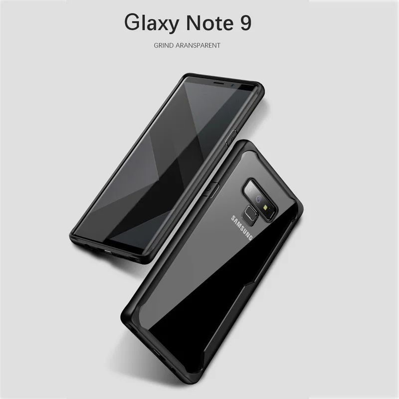 Для samsung Galaxy Note9 чехол для телефона тонкий ТПУ &amp PC SUNDATOM задняя крышка мягкий
