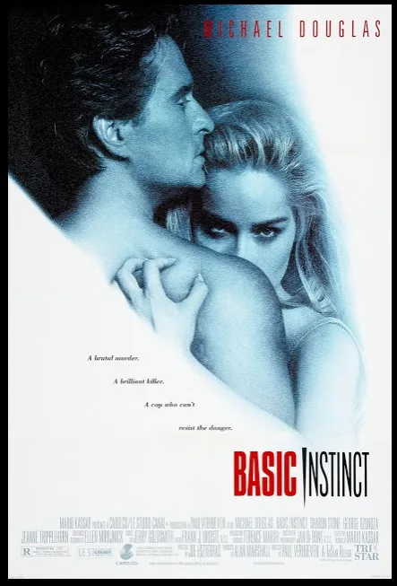 Нео-нуар из классического фильма Basic Instinct Ретро винтажный плакат Картина на