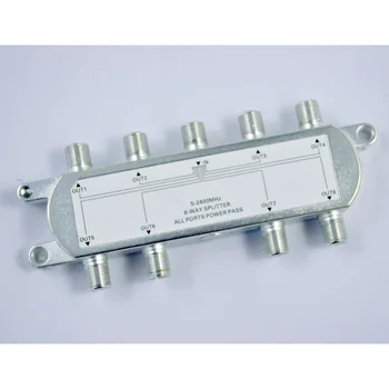 

AAAE Top 8- Way TV Antenna RF Coax Coaxial Cable Splitter for CATV Signal